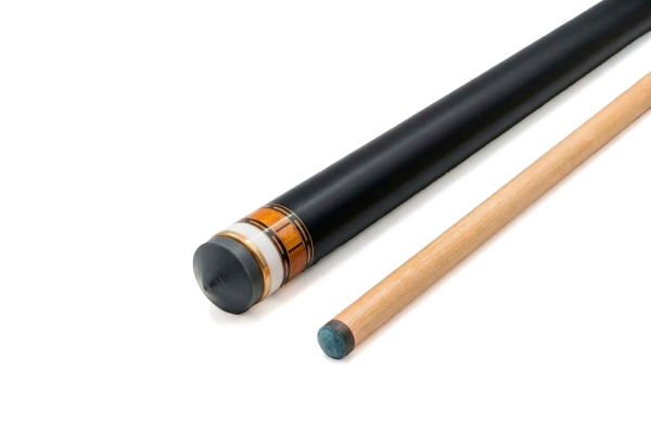 Кий / пирамида 2-pc (чёрный граб, граб, мербау) 13 запилов