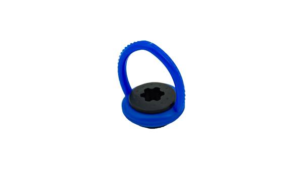 Подвес резиновый для кия - мини (черно-синий)