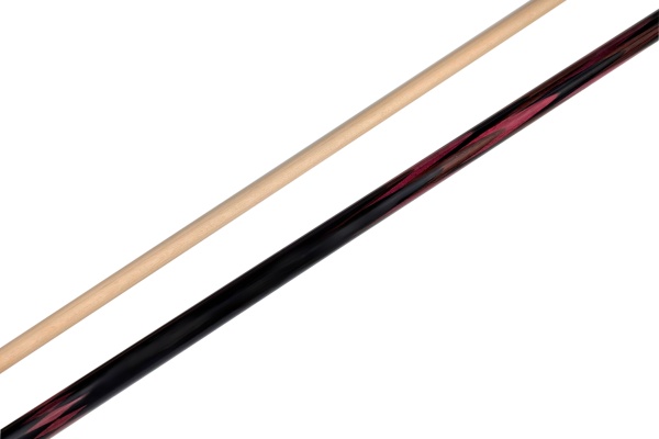 Двухсоставной бильярдный кий для русской пирамиды "Vantex Крокус" (черный граб, граб) корона